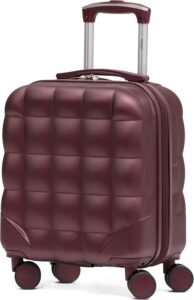 Flight Knight Bubble Suitcase - Ryanair easyJet Jet2 Approved - 8 Wheel Carry Cabin Hardcase 45x36x20cm