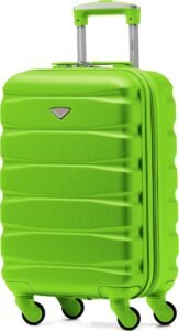 Flight Knight Lightweight 4 Wheel ABS Hard Case Suitcases Cabin Carry On Hand Luggage Approved for Over 100 Airlines Including easyJet, British Airways, RyanAir, Virgin Atlantic, Emirates & Many More