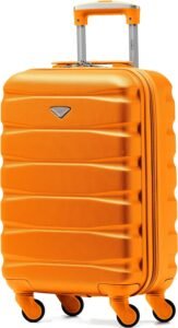 Flight Knight Lightweight 4 Wheel ABS Hard Case Suitcases Cabin Carry On Hand Luggage Approved for Over 100 Airlines Including easyJet, British Airways, RyanAir, Virgin Atlantic, Emirates & Many More