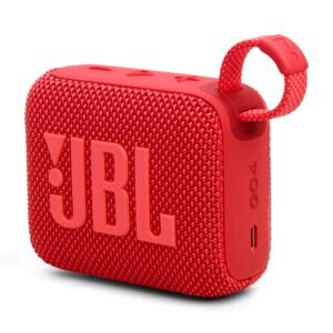 JBL Go4 Ultra-portable waterproof speaker with AURACAST, Powerful Audio, Dustproof, Wireless Bluetooth Streaming, 7 Hours of Playtime,Red