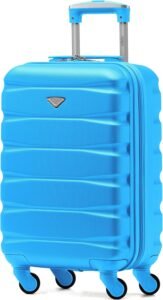 Flight Knight Lightweight 4 Wheel ABS Hard Case Suitcases Cabin Carry On Hand Luggage Approved for Over 100 Airlines Including easyJet, British Airways, RyanAir, Virgin Atlantic, Emirates & Many More