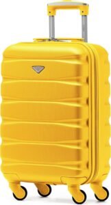 Flight Knight Lightweight 4 Wheel ABS Hard Case Suitcases Cabin Carry On Hand Luggage Approved for Over 100 Airlines Including easyJet, British Airways, RyanAir, Virgin Atlantic, Emirates & Many More