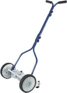 Amazon Basics Push Reel Lawn Mower, 36 cm 4-blade, Blue