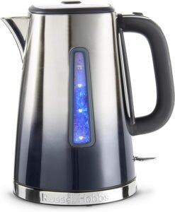 25111 Eclipse Polished Stainless Steel and Midnight Blue Ombre Electric Kettle, 3000 W, 1.7 Litre