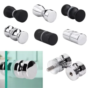 Bathroom Glass Door Knob Wardrobe Pulls Cabinet Handle Shower Door Handle