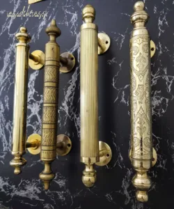 Brass Door Handles for Bathroom Restaurant Sliding Door