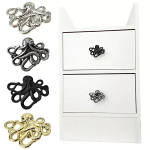Octopus Shape Zinc Alloy Furniture Handle Door Cabinets-Knobs For Children Room