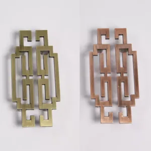 2PCS Vintage Chinese cabinet drawer wardrobe handles Kitchen Drawer Dresser Pull