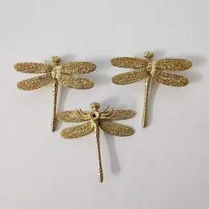 brass Dragonfly Door Handle Kitchen Cupboard Door Cabinet Drawer Pull Handles
