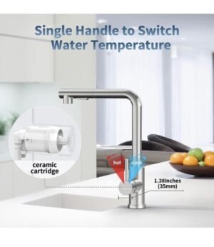 Amazing Force Kitchen Tap Stainless Steel Kitchen Sink Taps Kitchen Mixer Tap