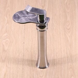Fast Waterfall Counter Top Basin Mixer Tap Bathroom Sink Tall Chrome -uk