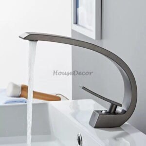 New Bathroom Vessel Sink Faucet Single Lever Hole Monobloc Wash Basin Mixer Taps