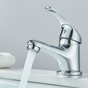 Modern Bathroom Basin Sink Mixer Taps Monobloc Waterfall Tap Single Level Faucet