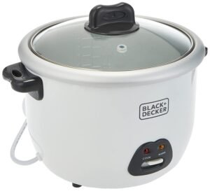Black+Decker Rice Cooker - RC1850-B5-SP, 1.8 litre"Min 1 year manufacturer warranty"